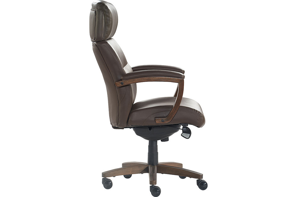 La-Z-Boy - Greyson Modern Faux Leather Executive Chair - Brown