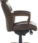 La-Z-Boy - Greyson Modern Faux Leather Executive Chair - Brown