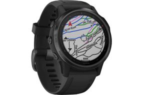 Garmin - fnix 6S Pro GPS Smartwatch 42mm Fiber-Reinforced Polymer - Black