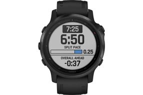 Garmin - fnix 6S Pro GPS Smartwatch 42mm Fiber-Reinforced Polymer - Black