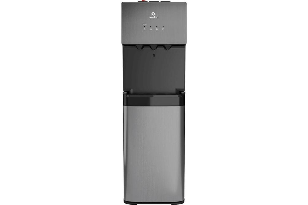 Avalon - A3 Bottom-Loading Bottled Water Cooler - Black Stainless Steel