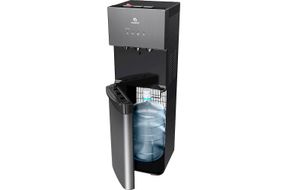 Avalon - A3 Bottom-Loading Bottled Water Cooler - Black Stainless Steel