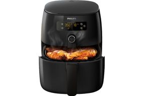 Philips - Premium Twin Turbostar Digital Airfryer HD9741/96 - Black