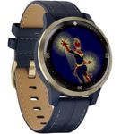 Garmin - Legacy Hero Series Captain Marvel Smartwatch 40mm Fiber-Reinforced Polymer - Danvers Blue