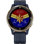 Garmin - Legacy Hero Series Captain Marvel Smartwatch 40mm Fiber-Reinforced Polymer - Danvers Blue