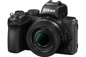 Nikon - Z50 Mirrorless 4K Video Camera with NIKKOR Z DX 16-50mm f/3.5-6.3 VR Lens - Black