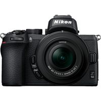 Nikon - Z50 Mirrorless 4K Video Camera with NIKKOR Z DX 16-50mm f/3.5-6.3 VR Lens - Black