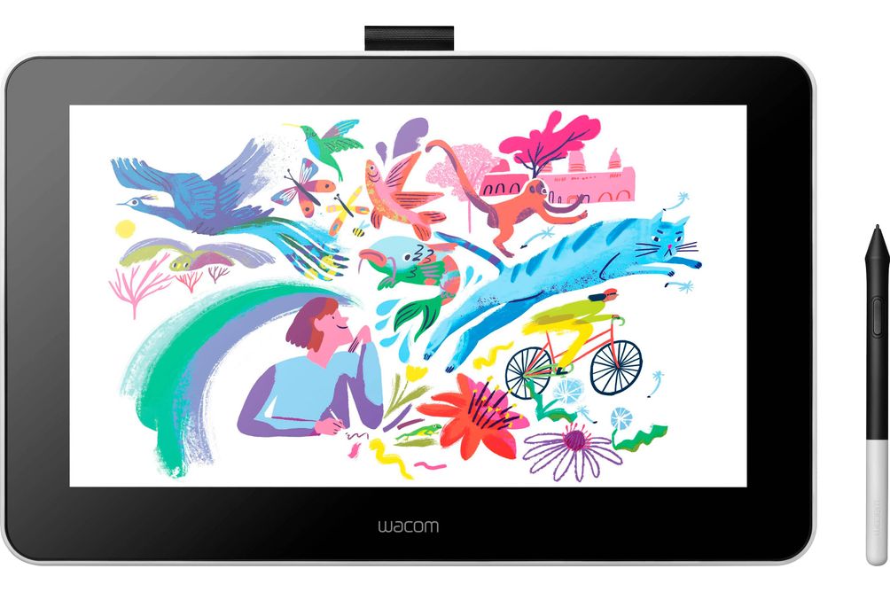 Wacom - One - Drawing Tablet with Screen, 13.3