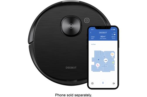 ECOVACS Robotics - DEEBOT T8 AIVI Vacuum & Mop Robot with Advanced Laser Mapping and AI Object Reco