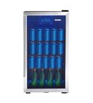 Danby - 117-Can Beverage Cooler - Stainless Steel