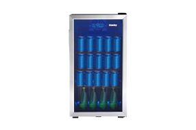 Danby - 117-Can Beverage Cooler - Stainless Steel