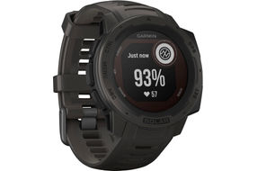 Garmin - Instinct Solar Smartwatch 45mm Fiber-Reinforced Polymer - Graphite