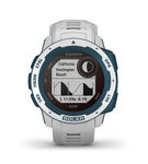 Garmin - Instinct Solar Surf GPS Smartwatch 45mm Fiber-Reinforced Polymer - Cloudbreak