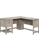 Sauder - Edge Water L-Desk - Chalked Chestnut