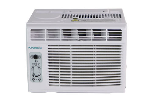 Keystone - 250 Sq. Ft. 6,000 BTU Window-Mounted Air Conditioner - White