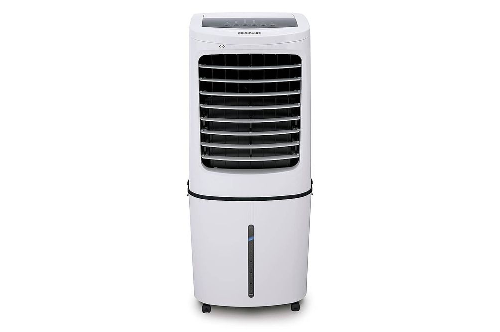 NewAir - Frigidaire 2-in-1 Evaporative Air Cooler and Fan, 450 sq.ft. with 3 Fan Speeds and Large D