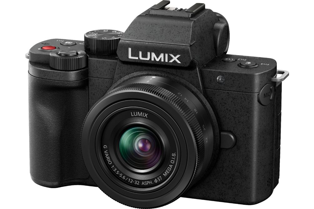 Panasonic - LUMIX G100 Mirrorless Camera for Photo, 4K Video and Vlogging, 12-32mm Lens - DC-G100KK