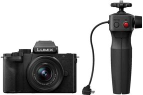 Panasonic - LUMIX G100 Mirrorless Camera for Photo, 4K Video and Vlogging, 12-32mm Lens, Tripod Gri