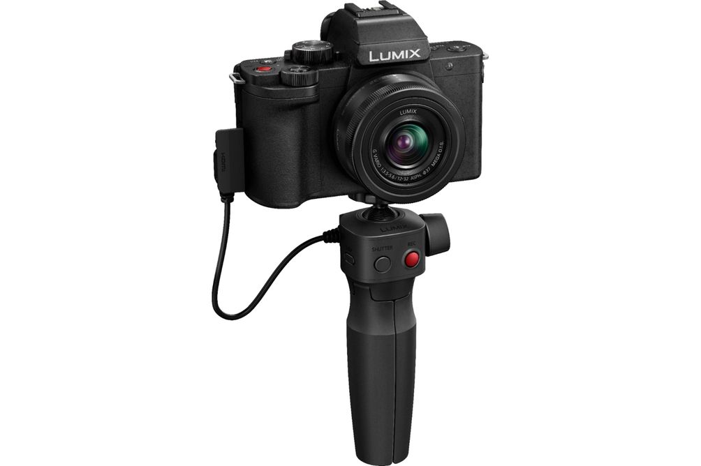 Panasonic - LUMIX G100 Mirrorless Camera for Photo, 4K Video and Vlogging, 12-32mm Lens, Tripod Gri
