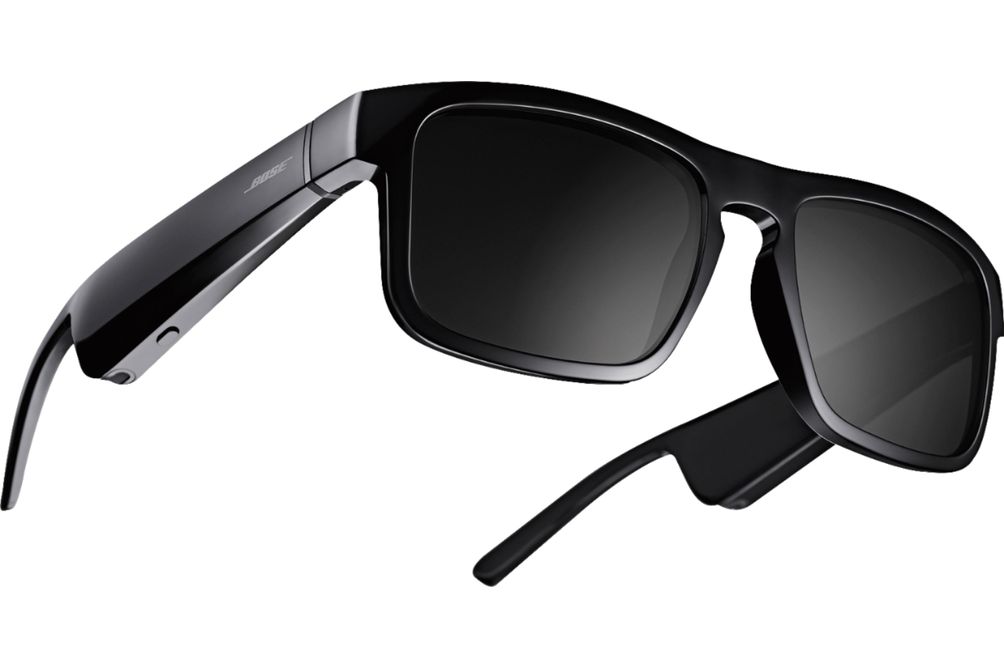 Bose - Frames Tenor Rectangular Bluetooth Audio Sunglasses - Black