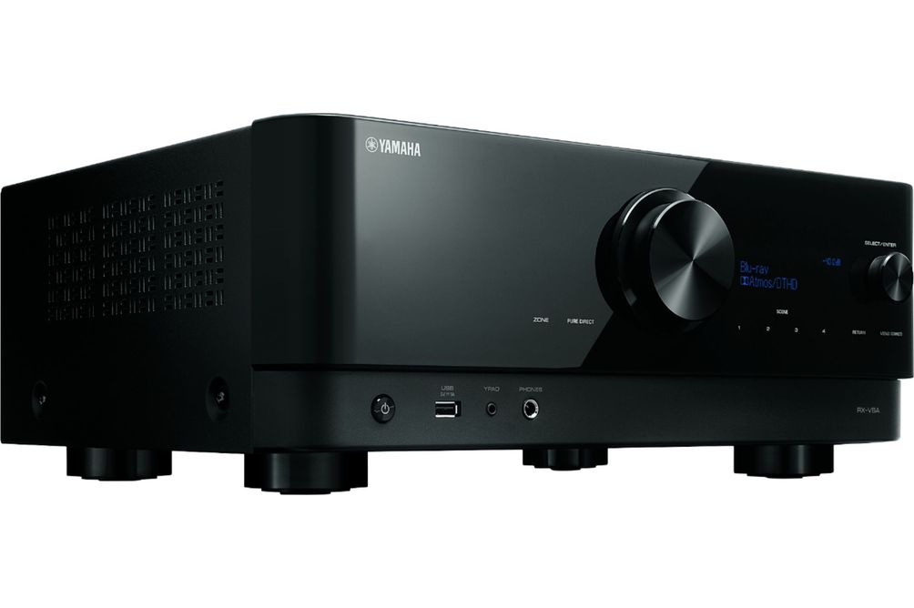 Yamaha - RX-V6A 7.2-channel AV Receiver with 8K HDMI and MusicCast - Black