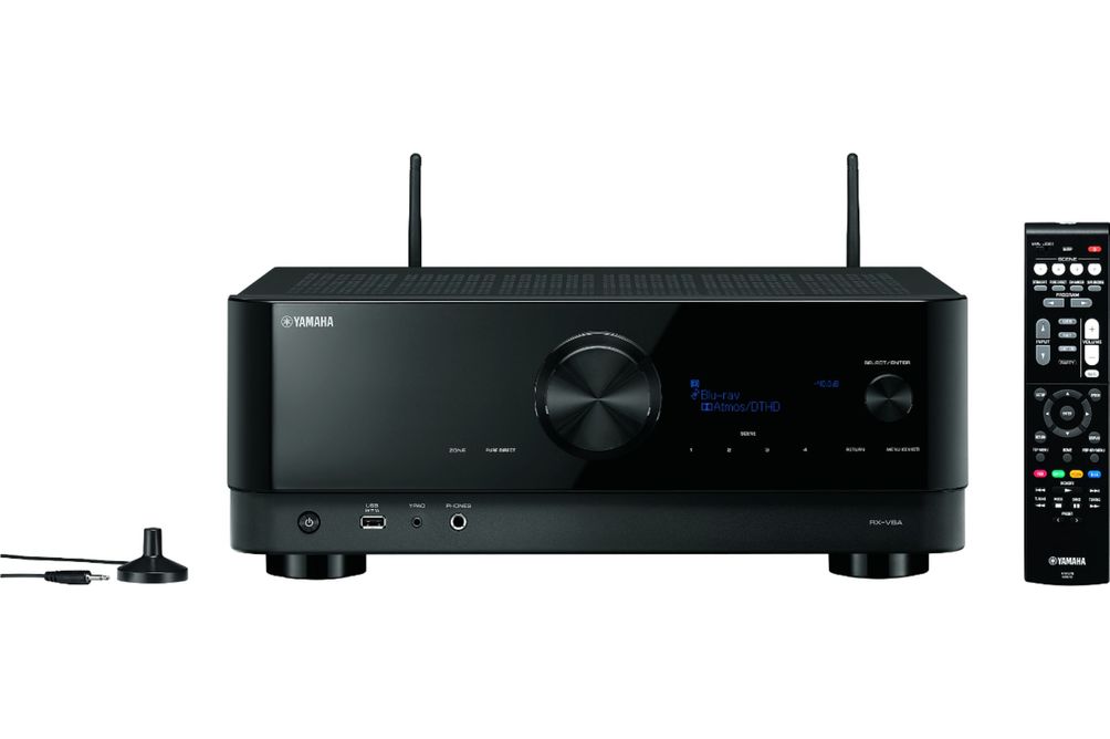 Yamaha - RX-V6A 7.2-channel AV Receiver with 8K HDMI and MusicCast - Black