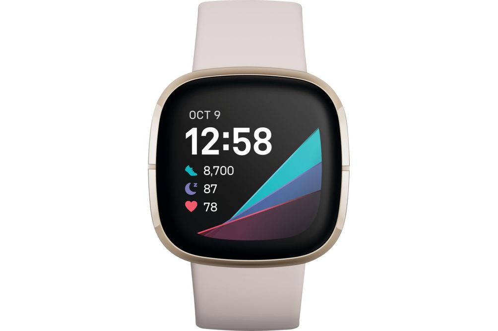 Fitbit - Sense Advanced Health Smartwatch - Soft Gold