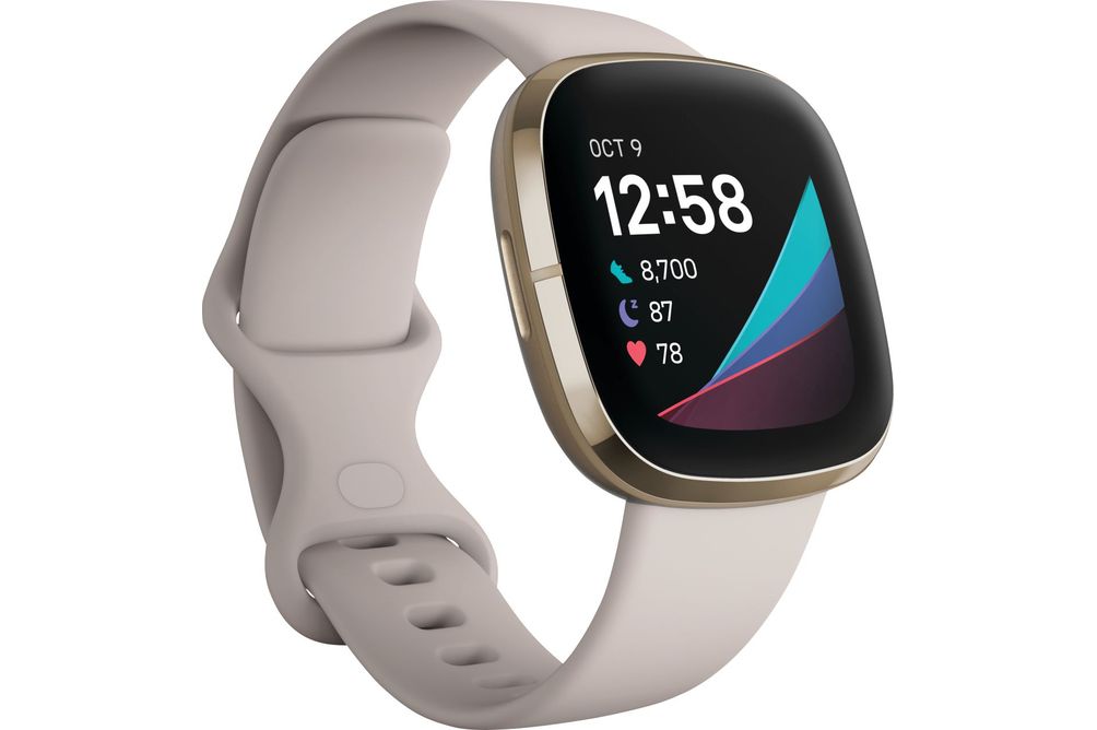 Fitbit - Sense Advanced Health Smartwatch - Soft Gold