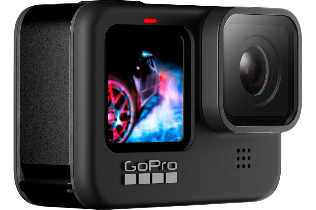 GoPro - HERO9 Black 5K and 20 MP Streaming Action Camera - Black