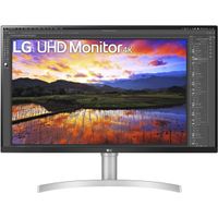LG - 32" UltraFine IPS UHD 60Hz FreeSync Monitor - White