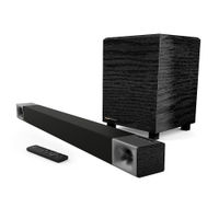 Klipsch - Cinema 400 2.1 Sound Bar System with Wireless Pre-Paired 8" Subwoofer - Black