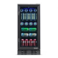 NewAir - 96-Can Built-In Beverage Cooler with Precision Temperature Controls and Adjustable Shelves