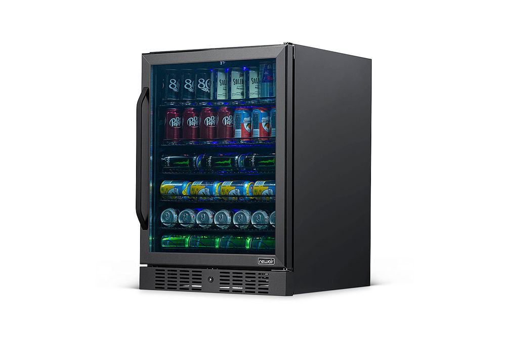 NewAir - 177-Can Built-In Beverage Cooler with Precision Temperature Controls and Adjustable Shelve