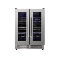 Thor Kitchen - 42 Bottle Dual Zone Built-in Wine Cooler - Stainless Steel