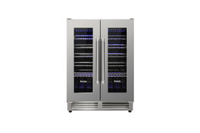 Thor Kitchen - 42 Bottle Dual Zone Built-in Wine Cooler - Stainless Steel