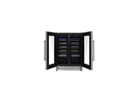 Thor Kitchen - 42 Bottle Dual Zone Built-in Wine Cooler - Stainless Steel