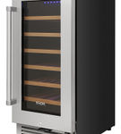 Thor Kitchen - 33 Bottle Built-in Dual Zone Wine and Beverage Cooler - Stainless Steel