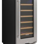 Thor Kitchen - 33 Bottle Built-in Dual Zone Wine and Beverage Cooler - Stainless Steel