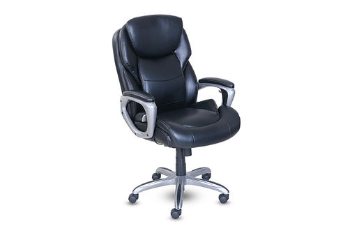 Serta - My Fit Executive Office Chair with Active Lumbar Support - Black