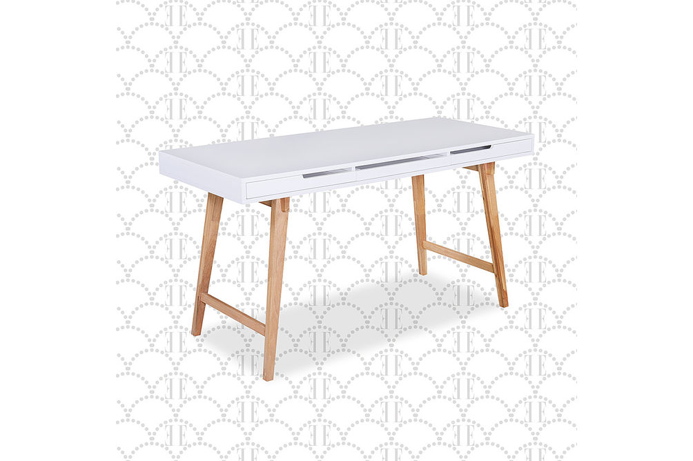 Elle Decor - Giselle Writing Desk, French - White