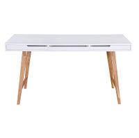 Elle Decor - Giselle Writing Desk, French - White