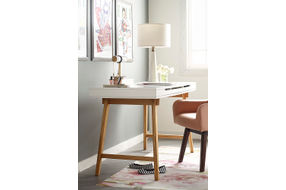 Elle Decor - Giselle Writing Desk, French - White