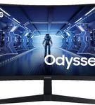 Samsung - 34 Odyssey G5 1000R Curved 1ms 165Hz QHD FreeSync Prem Gaming Monitor - Black