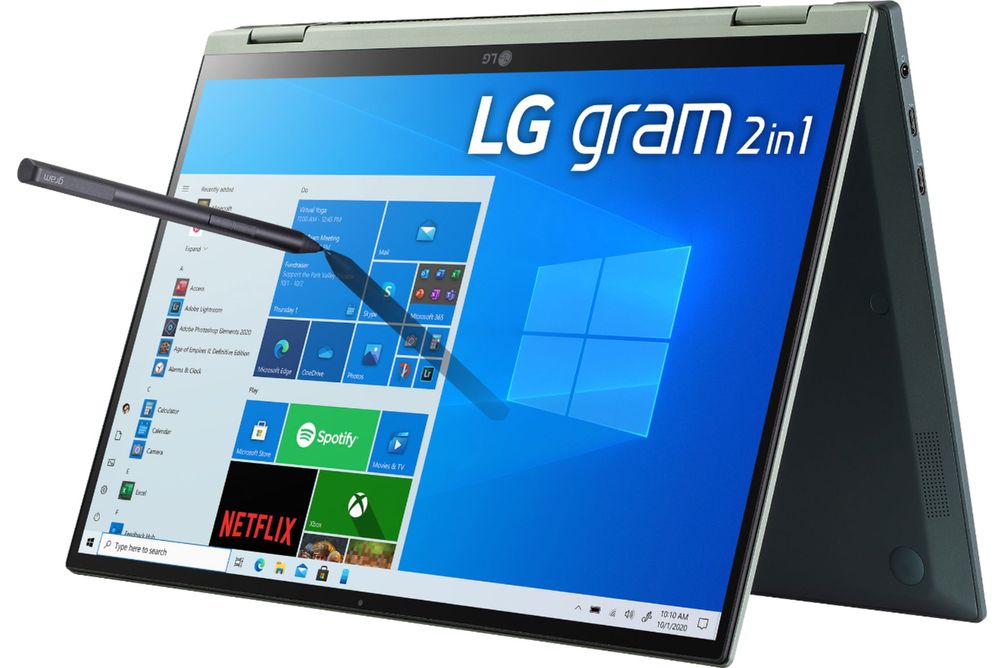 LG - gram 2-in-1 14 WUXGA Laptop Intel Evo Platform Core i7 16GB RAM 1TB NVMe Solid State D