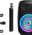 ION Audio - Total PA Glow Max- High-Power Bluetooth Speaker System with Lights - Black