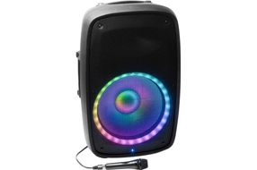 ION Audio - Total PA Glow Max- High-Power Bluetooth Speaker System with Lights - Black