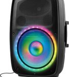 ION Audio - Total PA Glow Max- High-Power Bluetooth Speaker System with Lights - Black