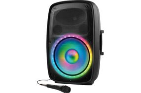 ION Audio - Total PA Glow Max- High-Power Bluetooth Speaker System with Lights - Black