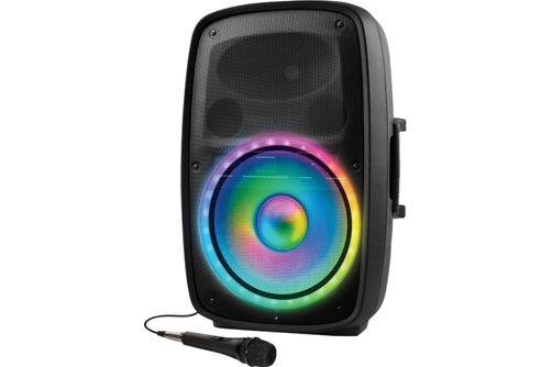 ION Audio - Total PA Glow Max- High-Power Bluetooth Speaker System with Lights - Black