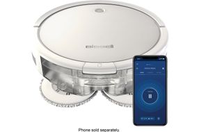 BISSELL - SpinWave Wet and Dry Robotic Vacuum - Pearl White